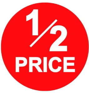 half price